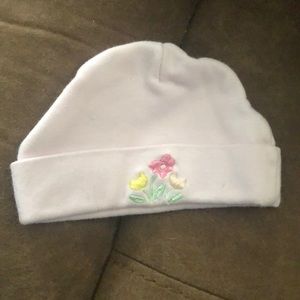 Light pink with flowers